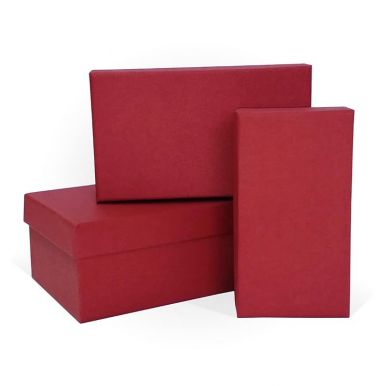 Коробка подарочная дизайн тисненая бумага пробковая бордовый 150*95*60см