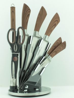 Набор ножей 8 предметов, нержавейка, артикул: WR-7352