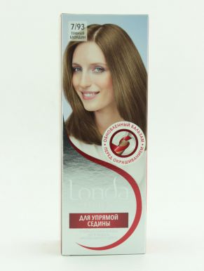 Londa Plus стойкая крем-краска, тон для волос, тон для упрямой седины 7/93 Темный блондин