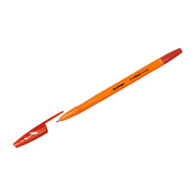 Ручка шариковая Berlingo Tribase Orange, красная, 0,7 мм