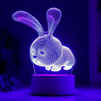 Светильник дизайн кролик 9,5*14*19см 3590501