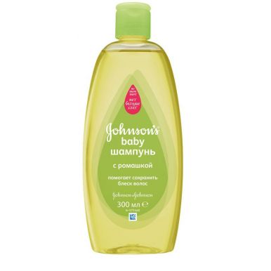 J&J Johnsons Baby шампунь для волос, ромашка, 300 мл