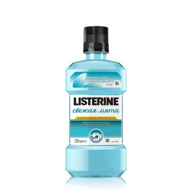 Listerine ополаскиватель для полости рта, свежая мята, 250 мл