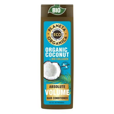 PLANETA ORGANICA Бальзам для волос Organic coconut+bio collagen 520 мл.