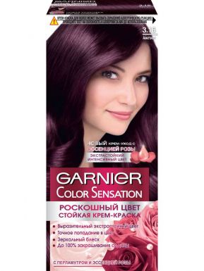 Garnier Color Sensation крем - краска 3.16 Глубокий аметист, 110 мл