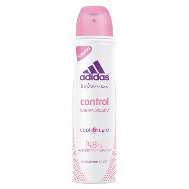 Adidas дезодорант антиперспирант женский Control, 150 мл спрей