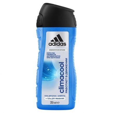 Adidas гель для душа мужской Climacool, 250 мл