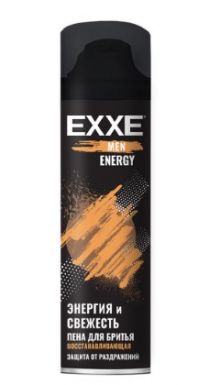 EXXE MEN пена д/бритья восстанавливающая energy 200мл