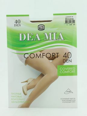 Dea Mia Колготки женские Comfort 40 den, размер: 2, цвет: бронза