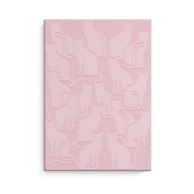 Записная книжка Розовые кошки, 96 листов, артикул: 50266