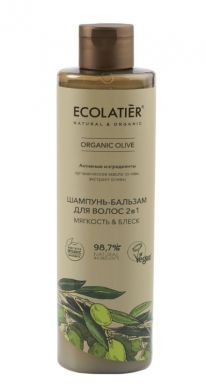 ECOLATIER Оrganic шампунь-бальзам д/волос 2в1 olive 350мл
