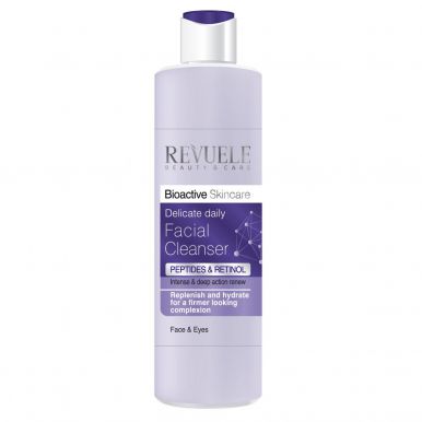 Revuele Bioactive skincare Peptides&Retinol Деликатное ежедневное средство для очищения кожи лица
