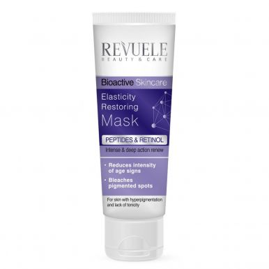 Revuele Bioactive skincare Peptides&Retinol восстанавливающая упругость маска для лица для кожи
