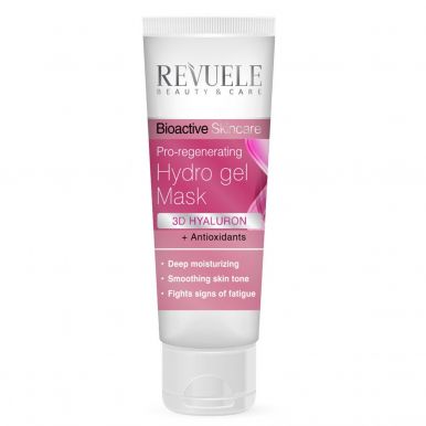 Revuele Bioactive Skincare 3D Hyaluron + Antioxidants Про-регенерирующая гидрогелевая маска для лица