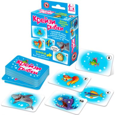 Игра карточная крейзи рыбки 52 карточки 04697