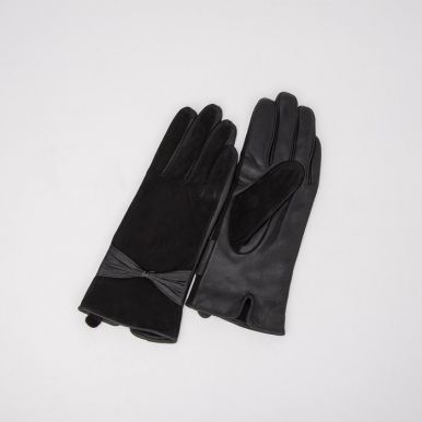 Перчатки женские с утеплителем цв.черный р.8 4312817