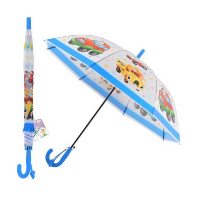 Зонт детский полуавтомат дизайн любимые машинки FX24-47