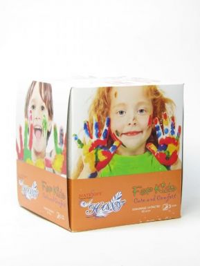 HANNY Салфетки 3-х слойные в карт коробке 60 шт FOR KIDS