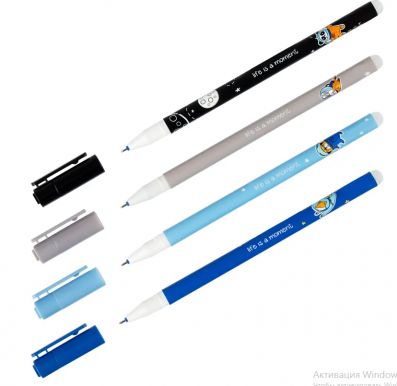MESHU ручка гелевая стираемая space adventure цв.синий 0,5мм