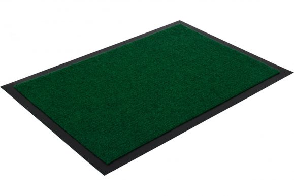 VORTEX Trip коврик придверный влаговпитывающий ребристый зеленый 60*90см