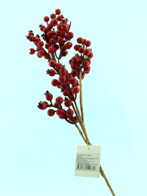 Украшение Ветвь декоративное с ягодами арт.GIAP0047
