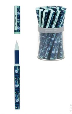 Ручка шариковая greenwich line blue flowers цв.синий 0,7мм