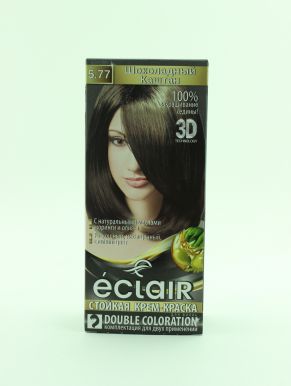 ЕCLAIR 3D крем-краска д/волос стойкая т.5.77 шоколадный каштан