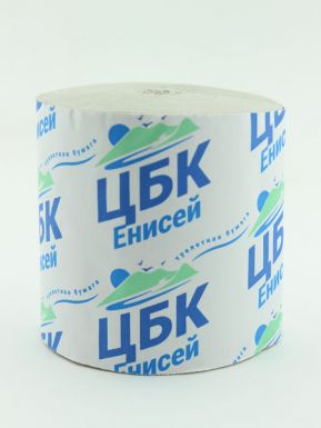 Туалетная бумага г.Красноярск ЦБК Енисей без втулки, 52 м