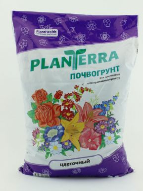 Planterra Цветочный грунт для декоративных цветов и растений, 5 л