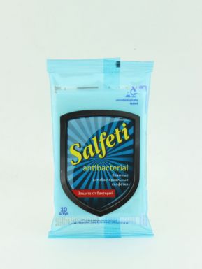 SALFETI №10 antibac Салфетки влажные антибак. с экстр.чайного дерева 48706_