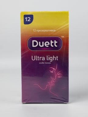 DUETT Презервативы ultra light 12шт