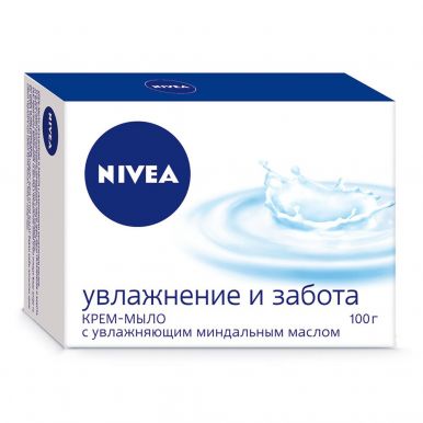 NIVEA крем-мыло туалетное увлажнение и забота 100г 80608