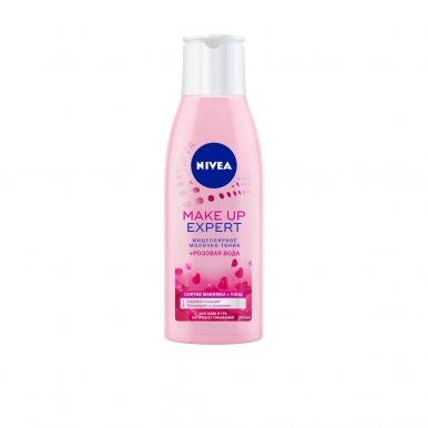 Nivea-Visage Мицеллярное молочко + розовая вода для лица и губ, 200 мл