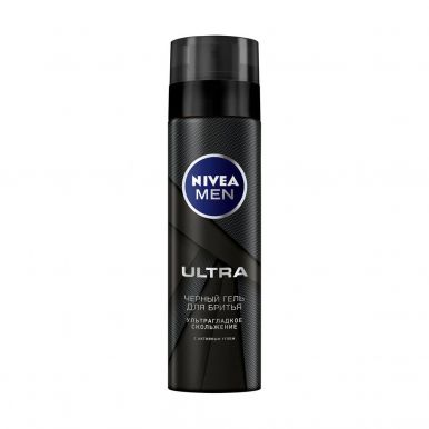 NIVEA Гель для бритья черный с углем ULTRA/81789