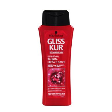 Gliss KUR шампунь Защита цвета для окрашенных волос, 250 мл