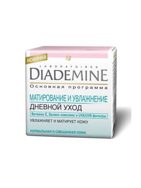 Diademine Основная программа Матирование и Увлажнение дневной крем, 50 мл