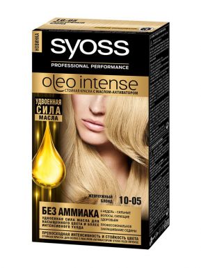 Syoss Oleo краска для волос, тон 10-05, цвет: Жемчужный блонд