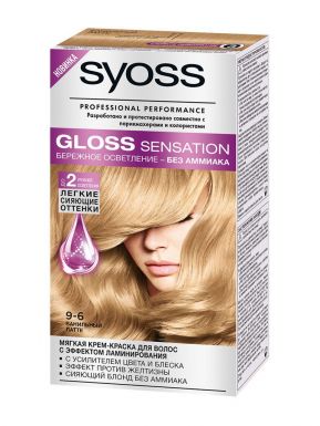 Syoss Gloss Sensation краска для волос, тон 9-6, цвет: Ванильный латте