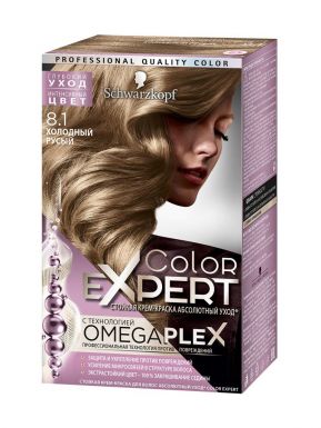 COLOR EXPERT краска для волос, тон 8-1, цвет: Холодный русый