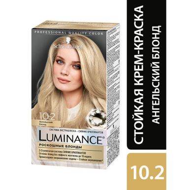 Luminance Стойкая краска для волос Color, 10.2 Ангельский блонд, 165 мл