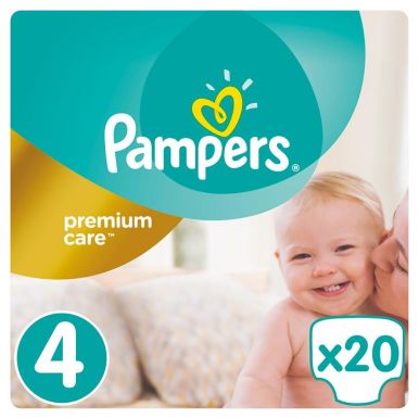 PAMPERS подгузники Premium Care Maxi 20шт