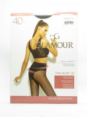 Glamour колготки THIN BODY 40 р. 2-S цвет CAPPUCCINO