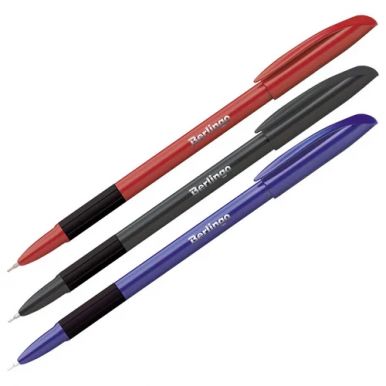 BERLINGO ручка шариковая metallic pro цв.синий 0,7мм CBp_70753