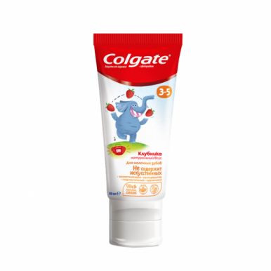 COLGATE паста зубная детская 3-5 лет клубника 60мл