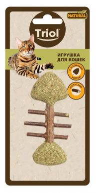 TRIOL Natural игрушка д/кошек из мататаби рыбка 8см 22171061