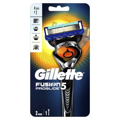 GILLETTE Fusion станок д/бритья муж. pro glide flexball с кассетами сменными 2шт