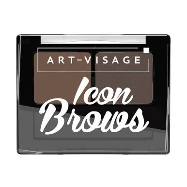 ART-VISAGE тени д/бровей двойные монохромные icon brows т.101