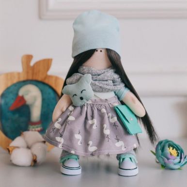 Мягкая кукла Лина, набор для шитья 15,6*22.4* 5.2 см     4816583