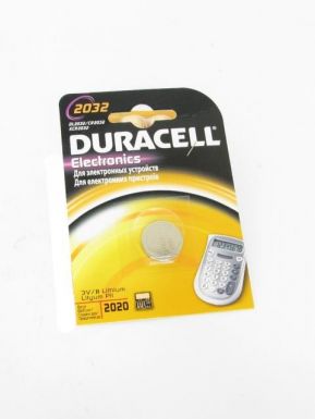 Duracell Батарейка литиевая для электронных приборов 3v 2032, 1 шт