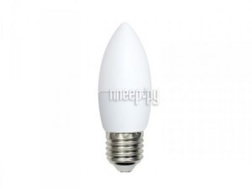 Лампа Optima светодиодная,  свеча, матовая, LED-C37-6W/DW/E27/FR/O_